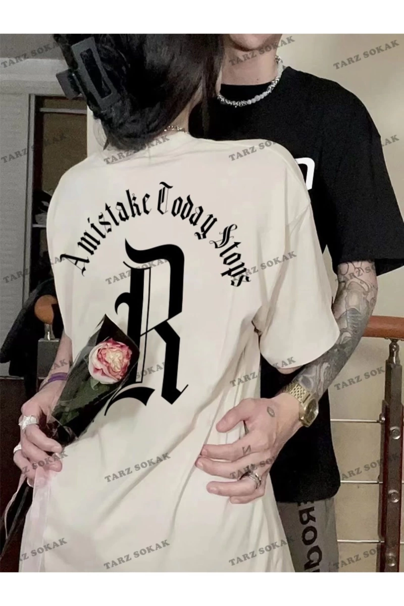2 Adet Tir Harajuku Style Çift Sevgili Kombinleri Couple Clothing Yeni Sezon