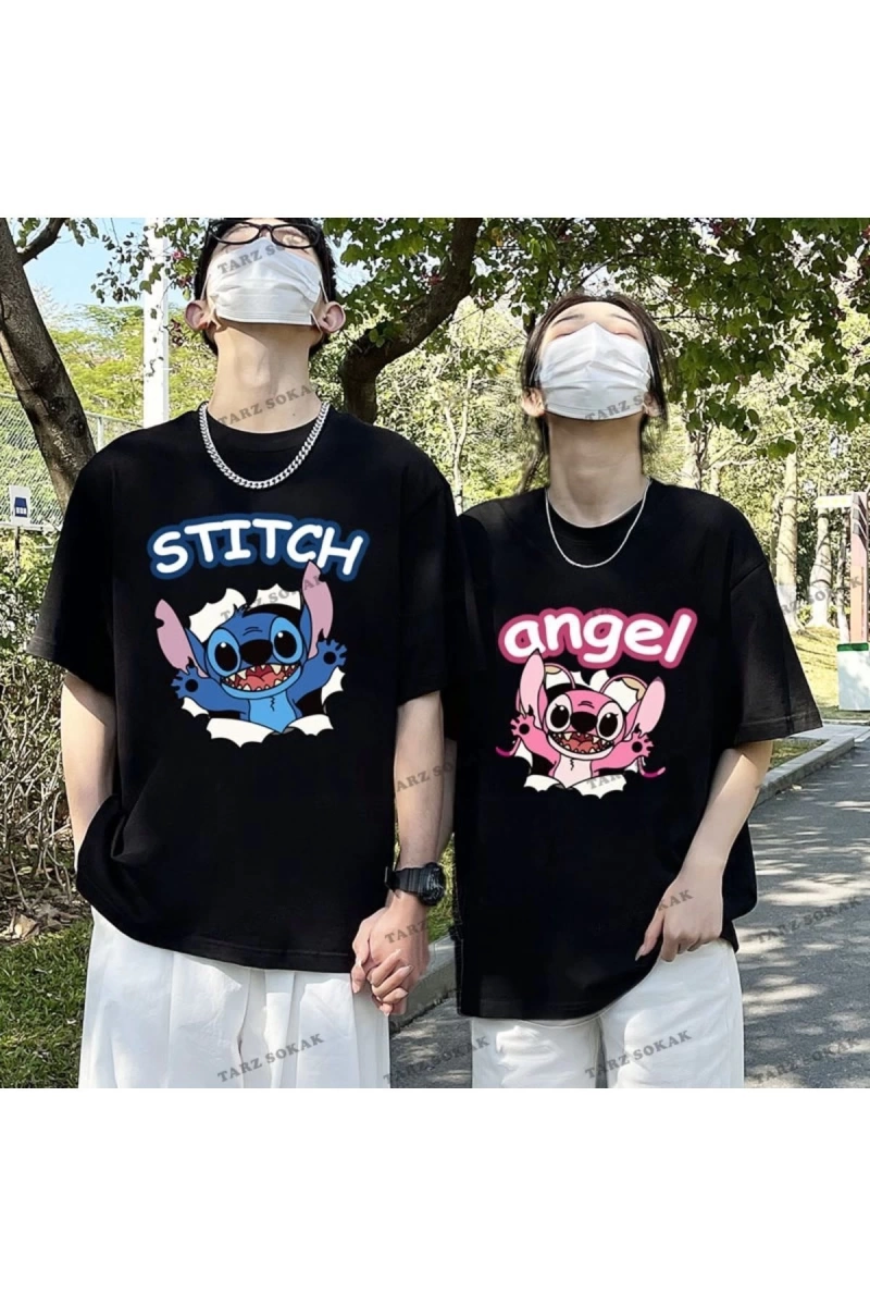 2 Adet Tir Harajuku Style Çift Sevgili Kombinleri Couple Clothing Yeni Sezon