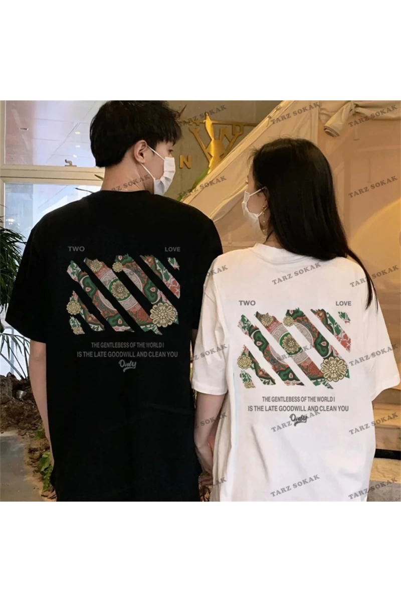 2 Adet Tir Harajuku Style Çift Sevgili Kombinleri Couple Clothing Yeni Sezon