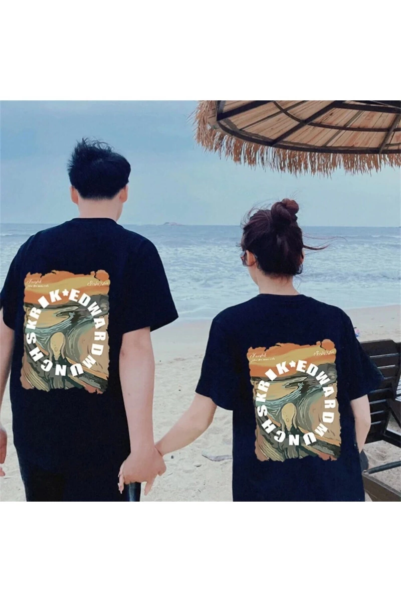 2 Adet Tir Harajuku Style Çift Sevgili Kombinleri Couple Clothing Yeni Sezon