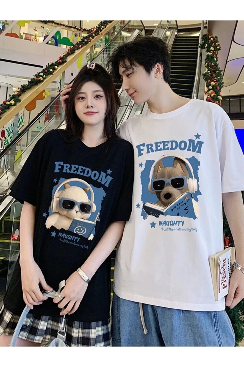 2 Adet Tir Harajuku Style Çift Sevgili Kombinleri Couple Clothing Yeni Sezon