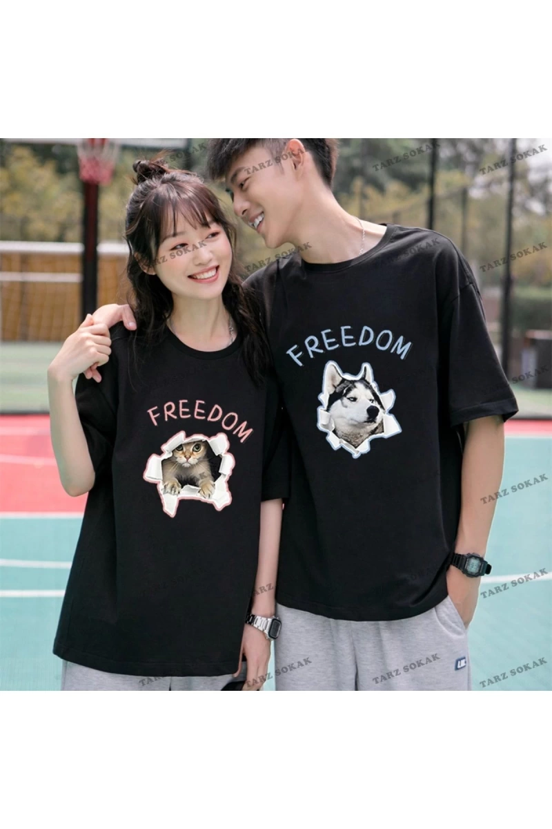 2 Adet Tir Harajuku Style Çift Sevgili Kombinleri Couple Clothing Yeni Sezon