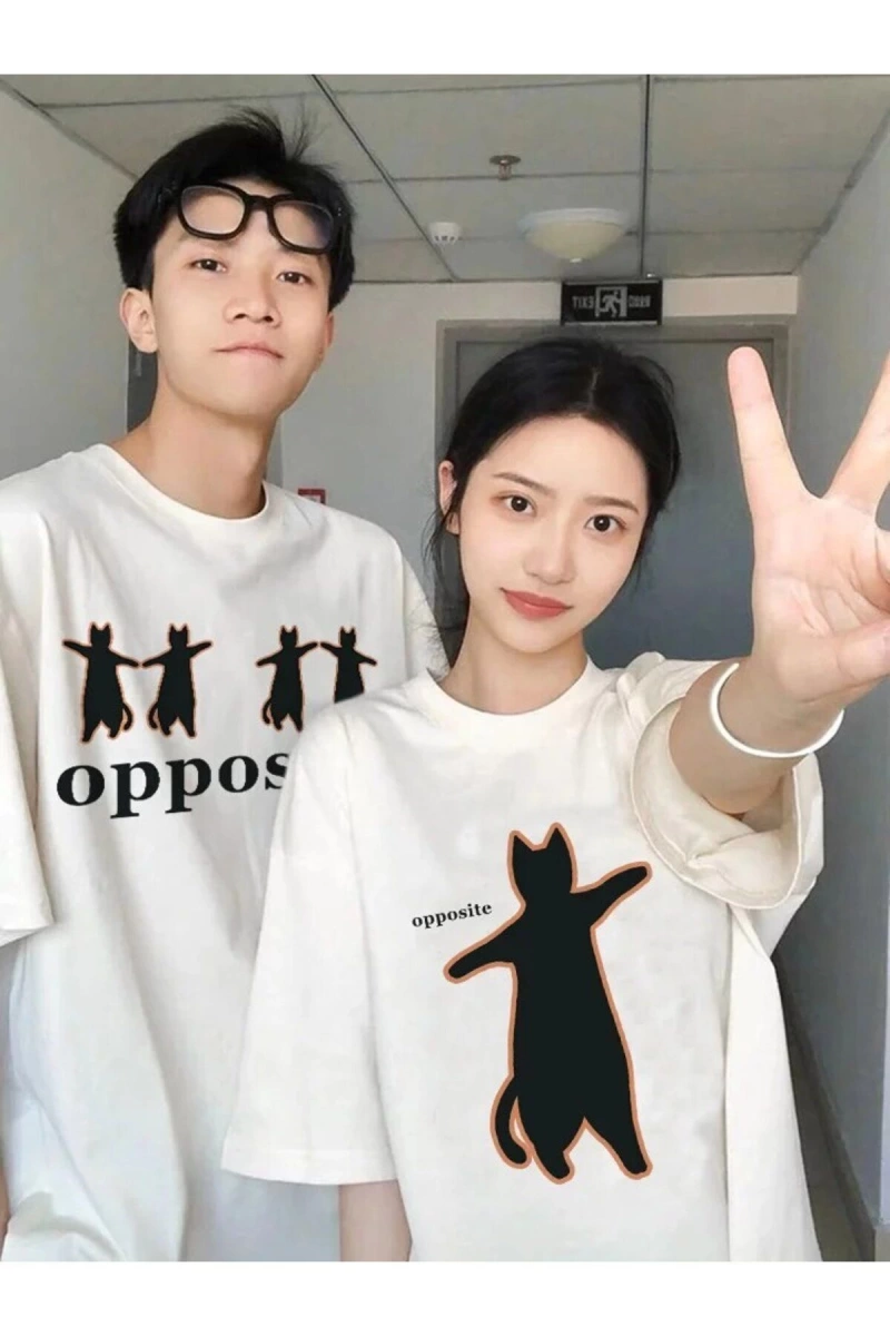 2 Adet Tir Harajuku Style Çift Sevgili Kombinleri Couple Clothing Yeni Sezon