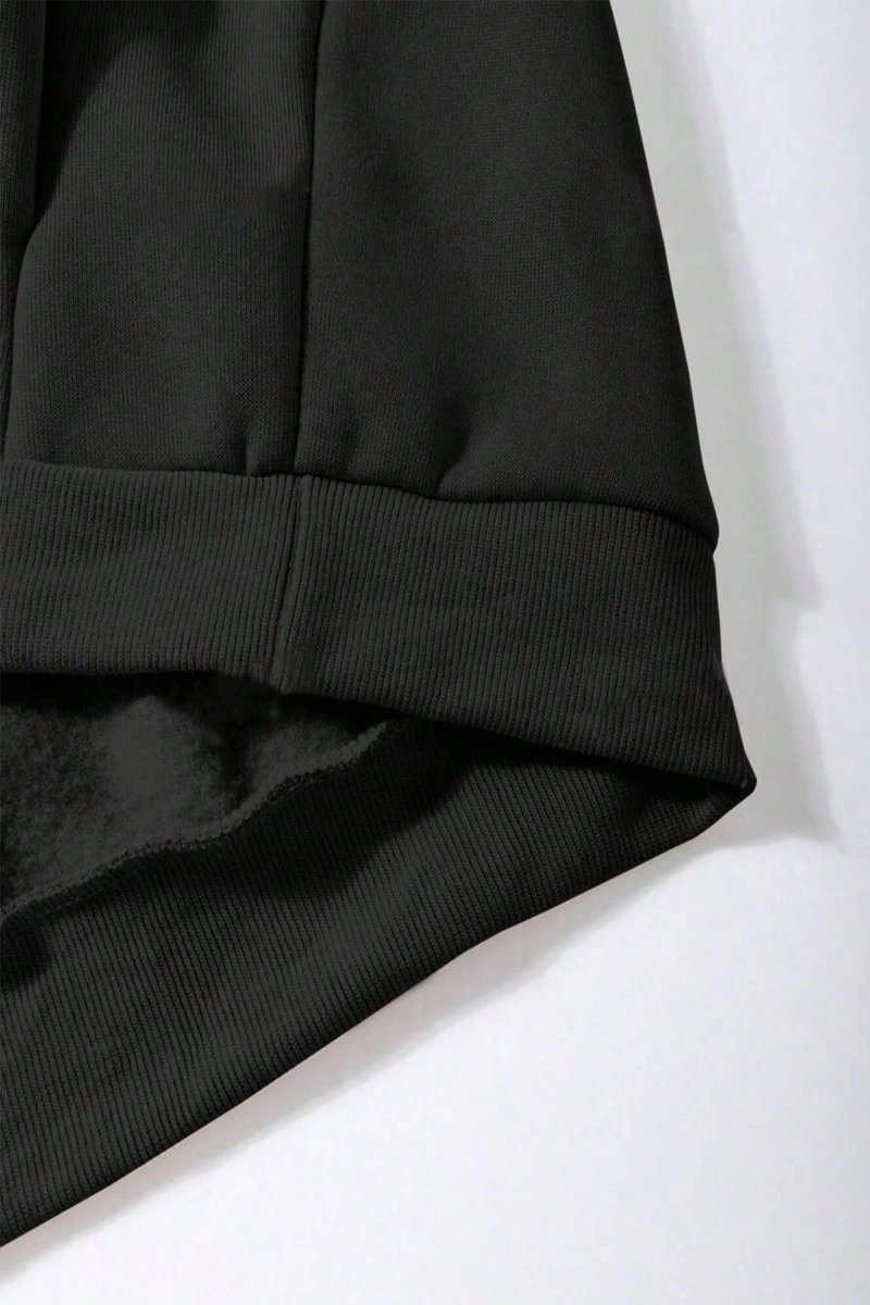 2li Büyük Beden Kadın Günlük New York Harf Baskılı Sweatshirt Ve Eşofman Altı Takımı,