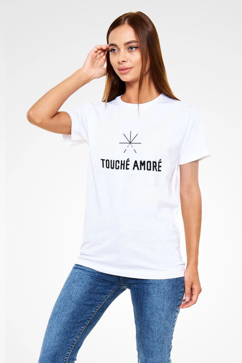 Touche Amore Beyaz Unisex T-Shirt