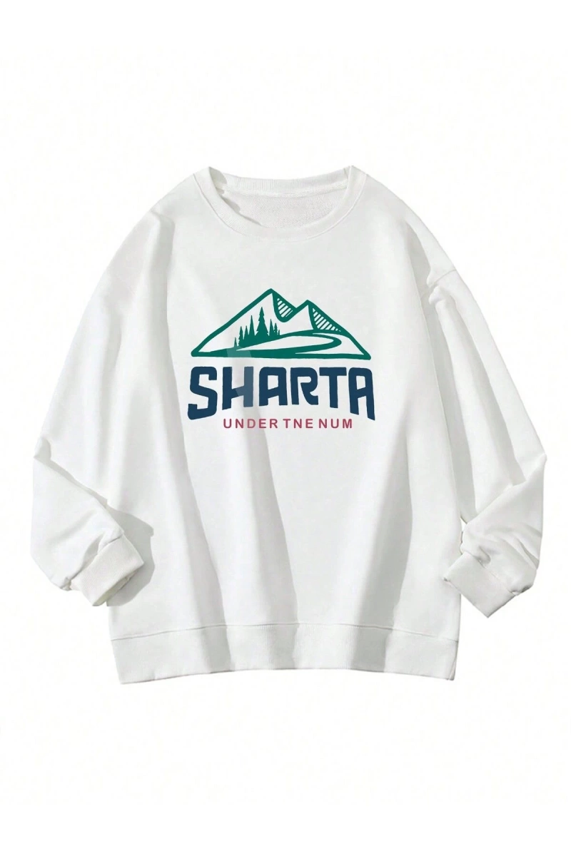 Yazılı Grafik Sweat