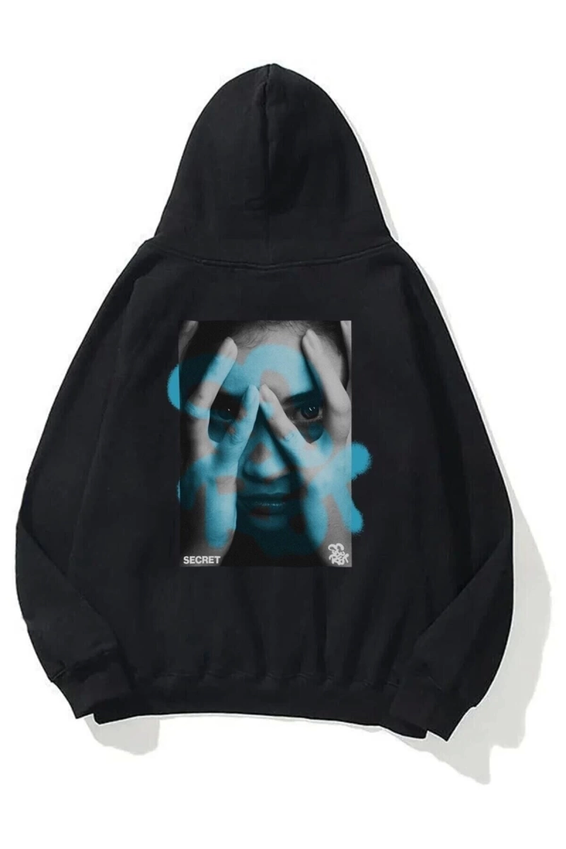Unisex Secret Sweatshirt Siyah Trndz1377