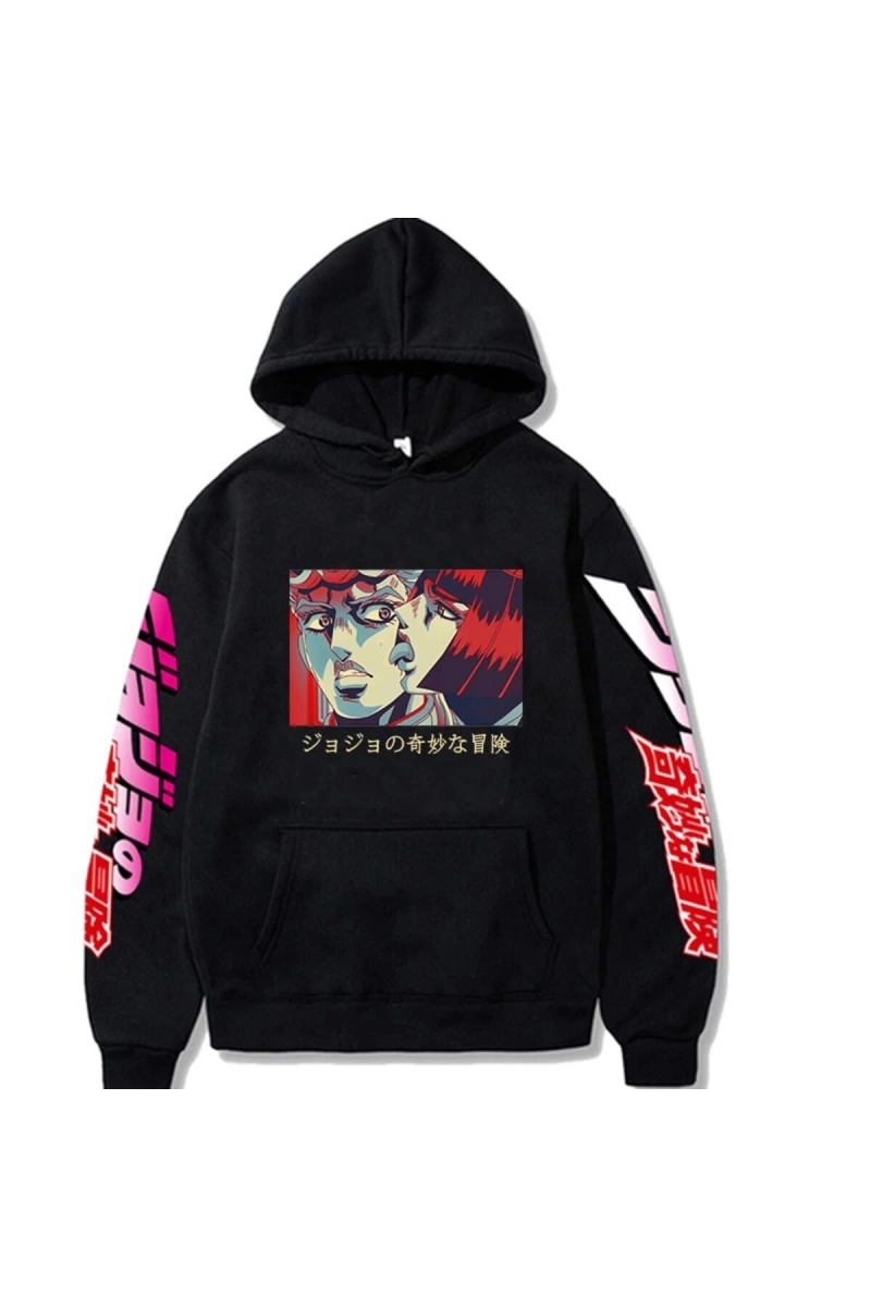 Japon Anime Jojonun Tuhaf Macera Baskılı Kapşonlu Vj457 13827