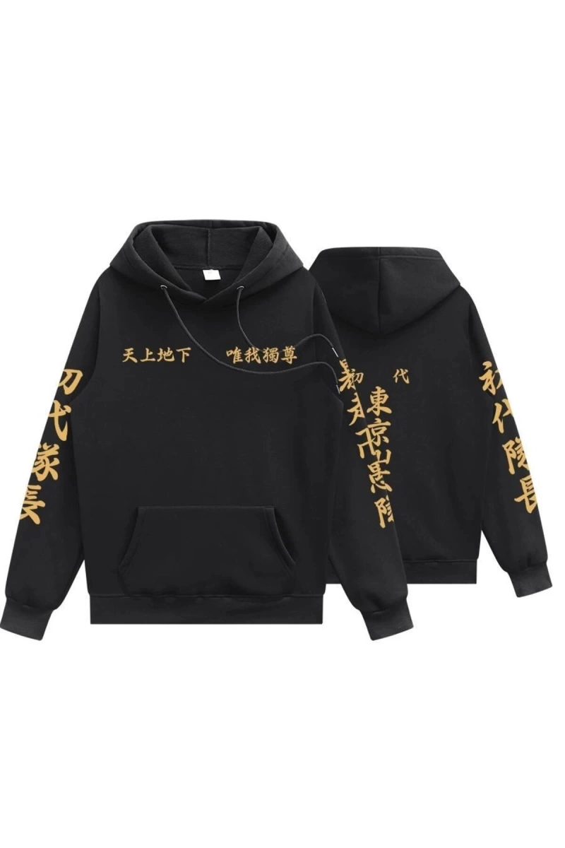 Anime Hoodies Tokyo Avengers Revengers Moda Hoodie 12475