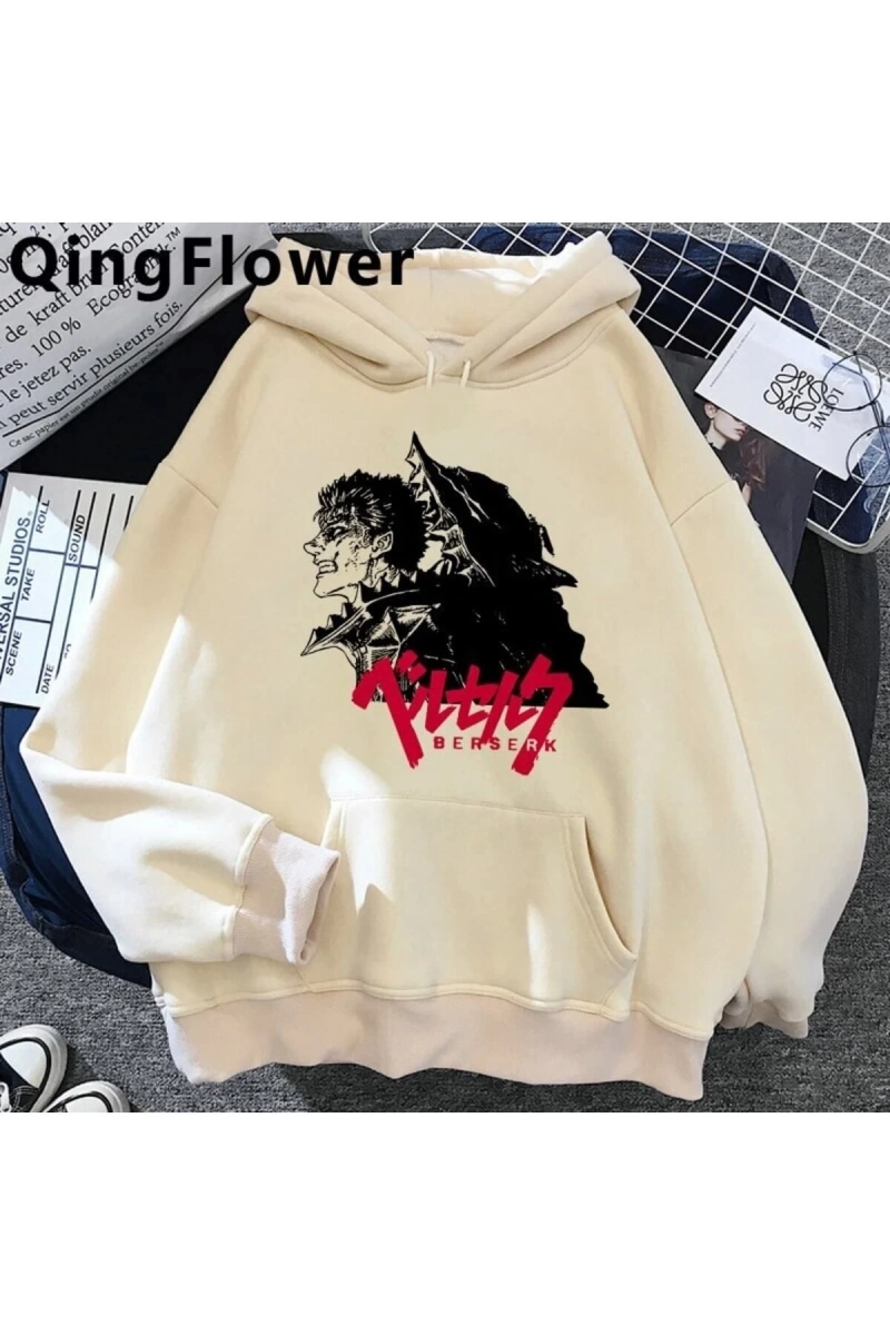 Berserk Guts Harajuku Unisex Kapüşonlu Mod74 12617