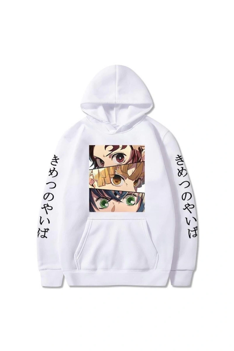 Demon Slayer Siyah Hoodies 12097