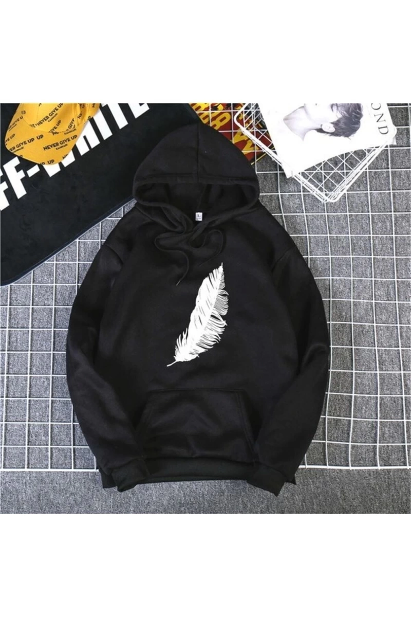 Şans Tüy Baskı Hoodies Moıdel691 15085