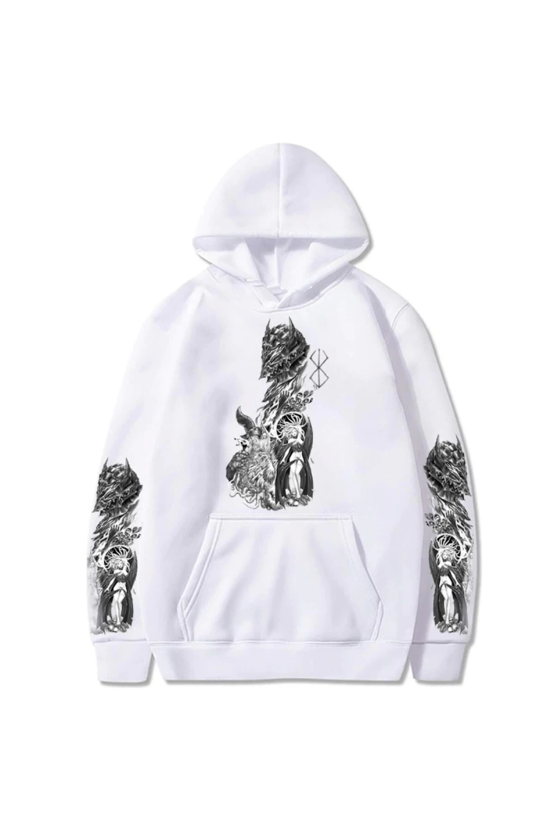 Berserk Anime Grafik Hoodie Model 100 12297