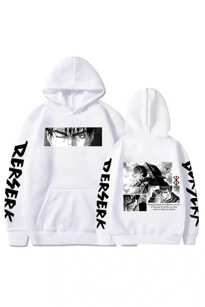 Unisex Berserk Guts Desen Erkek Hoodie Mod346 14718