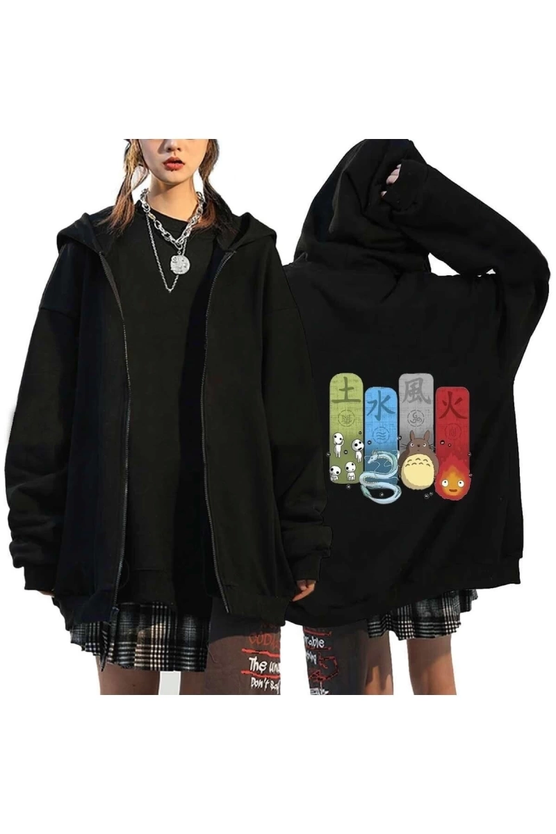 Totoro Totoro Hoodie Harajuku Japonya Model425 14975