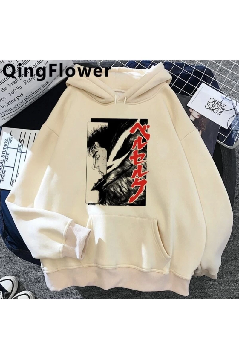 Berserk Anime Grafik Hoodie Model 84 12267