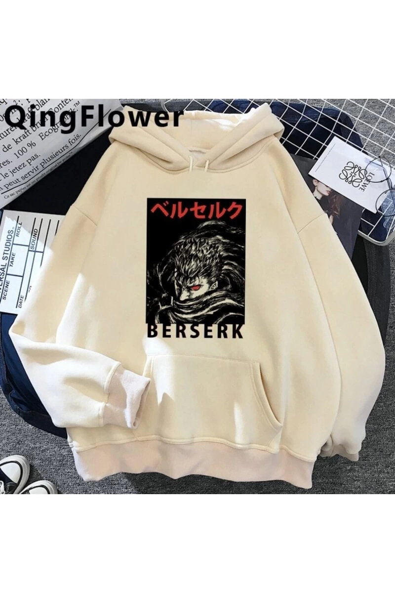 Berserk Guts Harajuku Unisex Kapüşonlu Mod72 12615