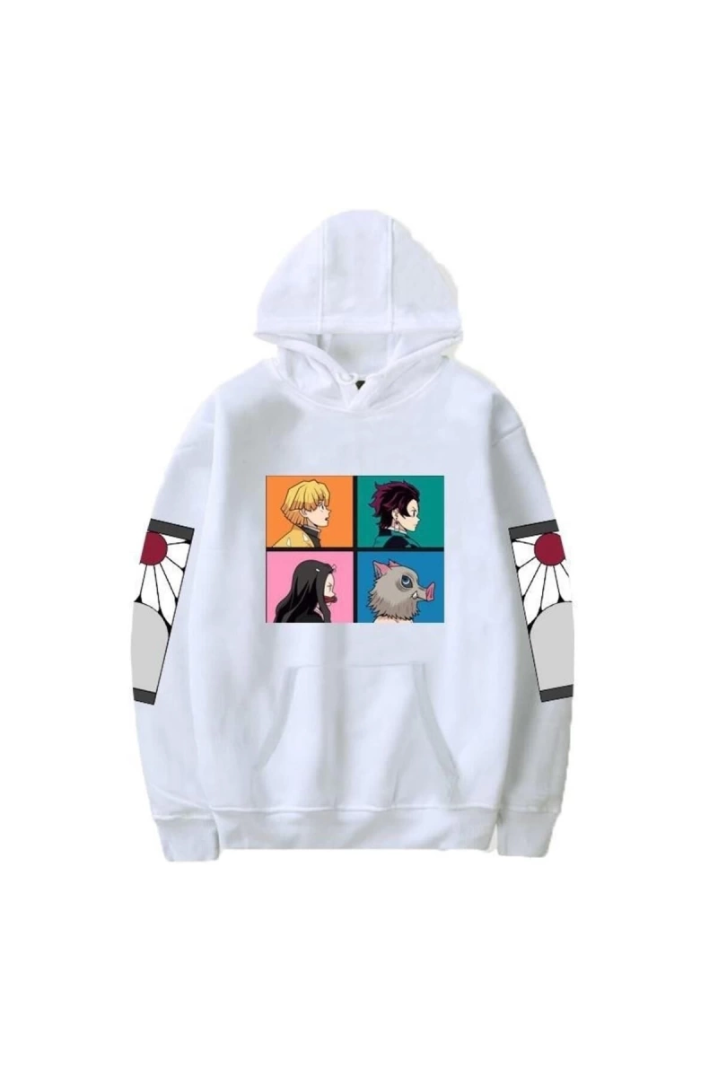Demon Slayer Unisex Hoodie Kapşonlu 12124