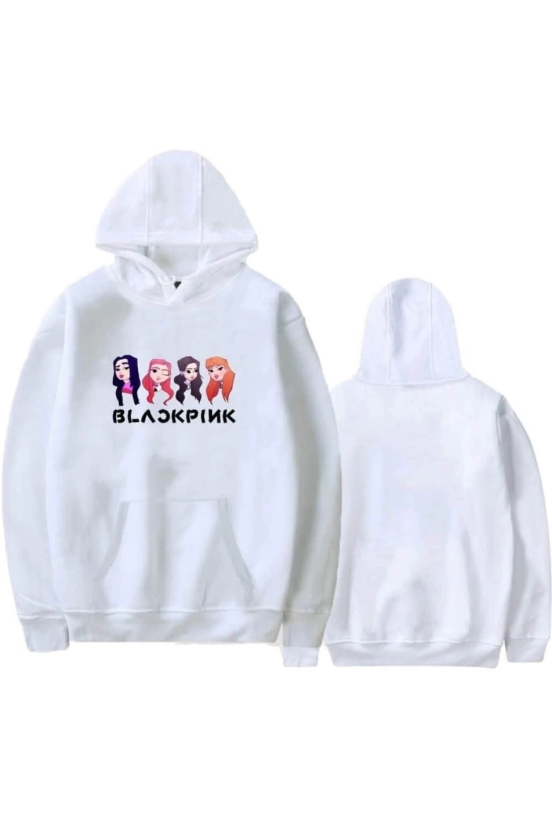 Unisex Blackpink Unisex Kapşonlu Hoodie Model50 15222