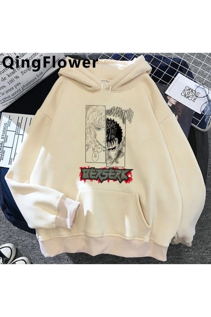 Berserk Guts Harajuku Unisex Kapüşonlu Mod75 12618
