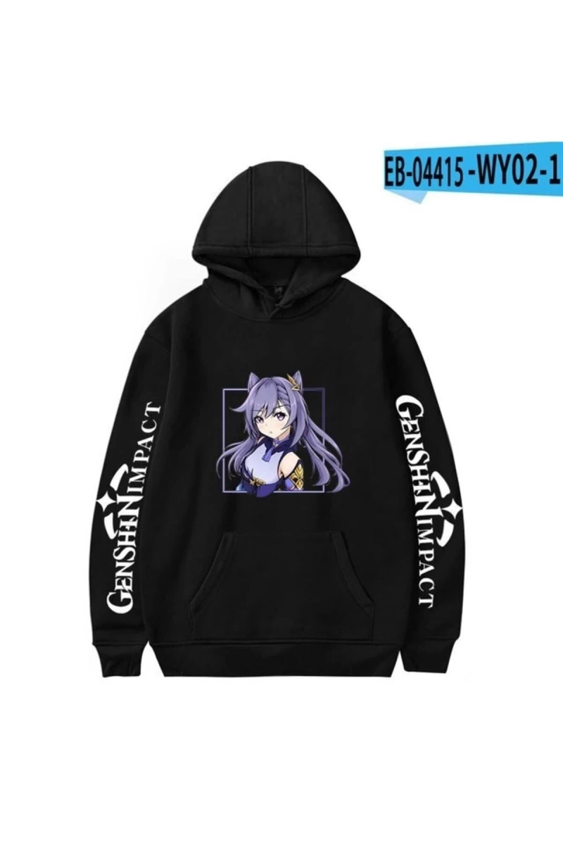 Unisex Genshin Impact, Kapşonlu Model92 12398
