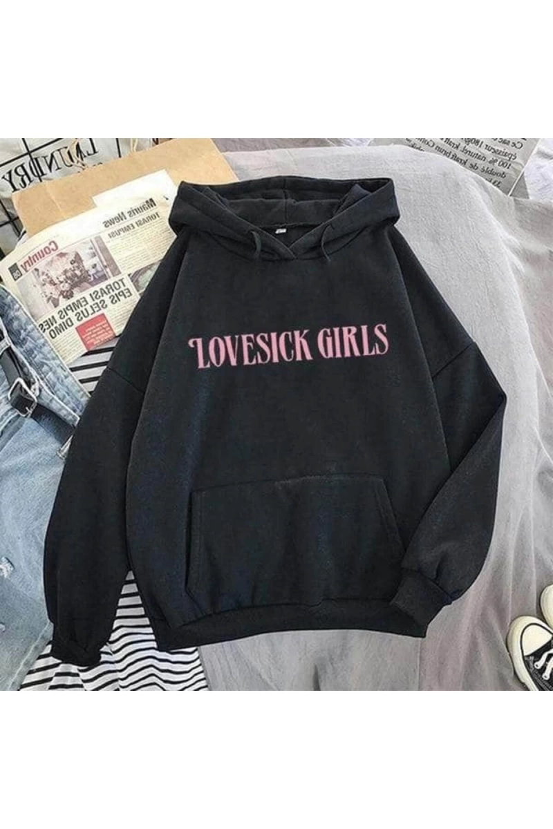 Unisex Blackpınk Giyim Hoodie Model82 15282