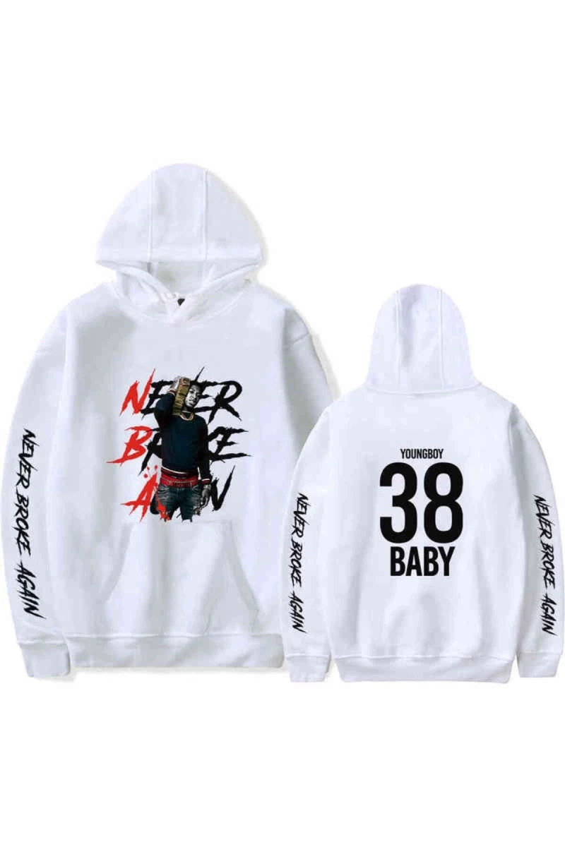 Youngboy Never Broke Hoodie kapşonlu 13978