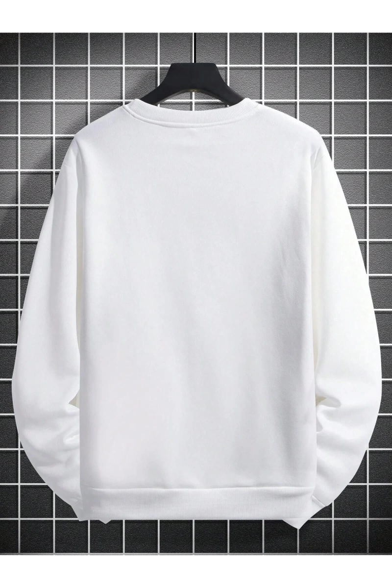 Unisex Kadın/Erkek Harajuka Sokakt Yazılı Grafik Sweat