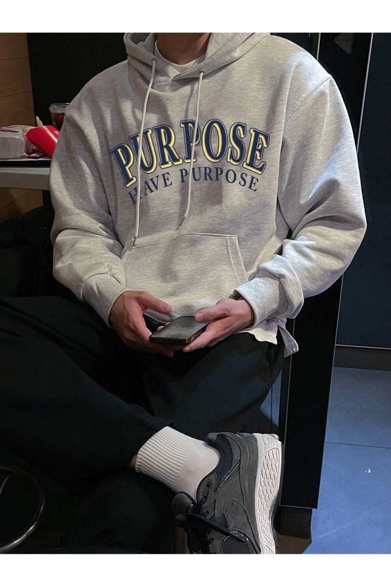 Unisex Kadın/Erkek Harajuka Sokakt Yazılı Grafik Sweat