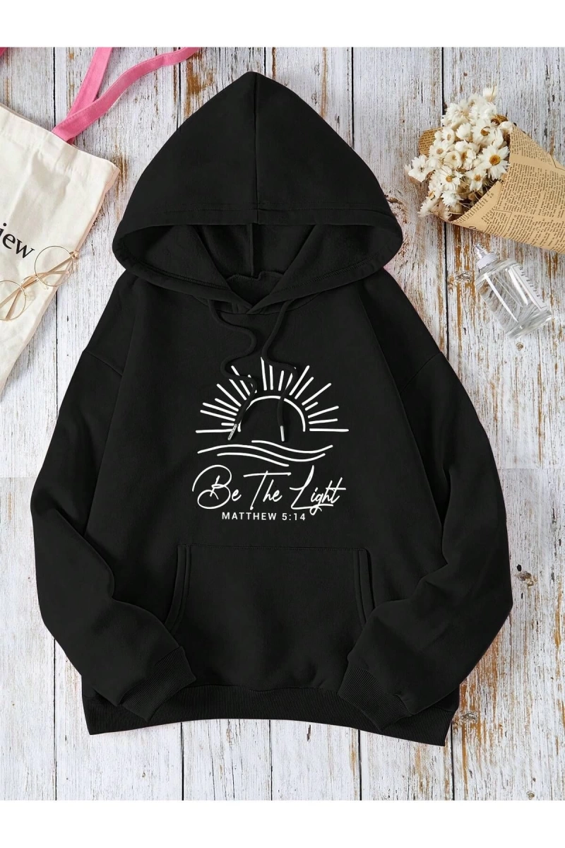 Unisex Kadın/Erkek Harajuka Sokakt Yazılı Grafik Sweat