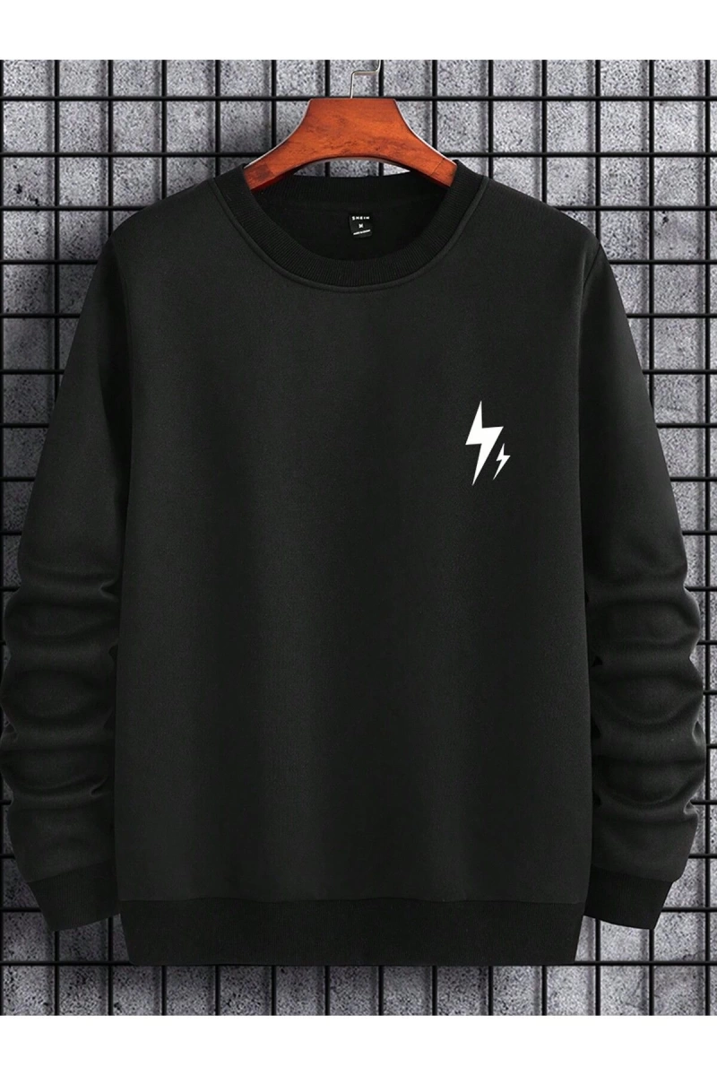 Unisex Kadın/Erkek Harajuka Sokakt Yazılı Grafik Sweat