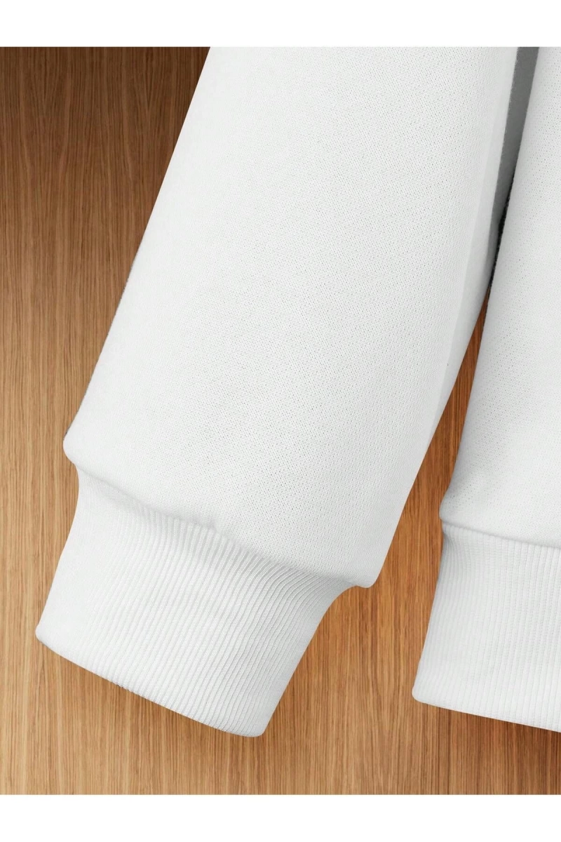 Unisex Kadın/Erkek Harajuka Sokakt Yazılı Grafik Sweat