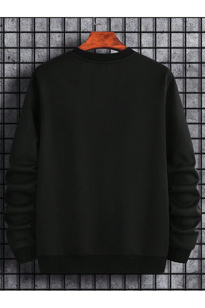Unisex Kadın/Erkek Harajuka Sokakt Yazılı Grafik Sweat