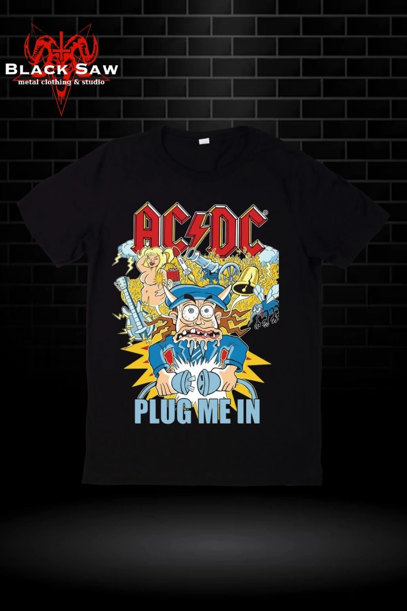 ACDC Simpsons Temalı Rock KODSİYAHSAW
