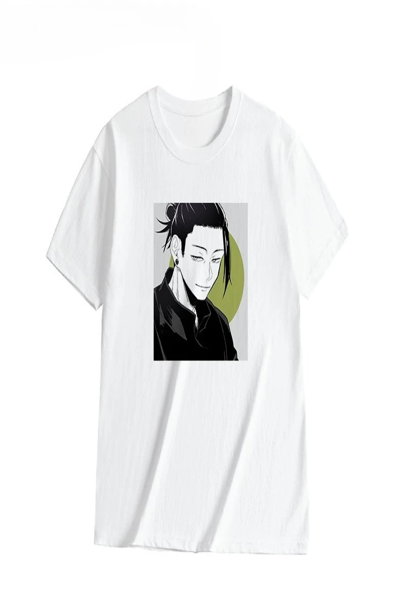Anime Desenli Unisex Bay Bayan Tişört  Geto Karu ‌ Jujutsu