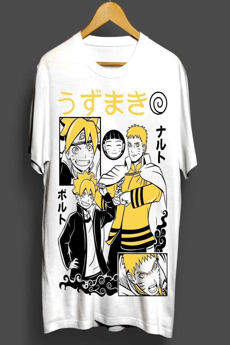 Anime Desenli Unisex Bay Bayan Tişört  Itachi Uchiha Manga Naruto Uzumaki