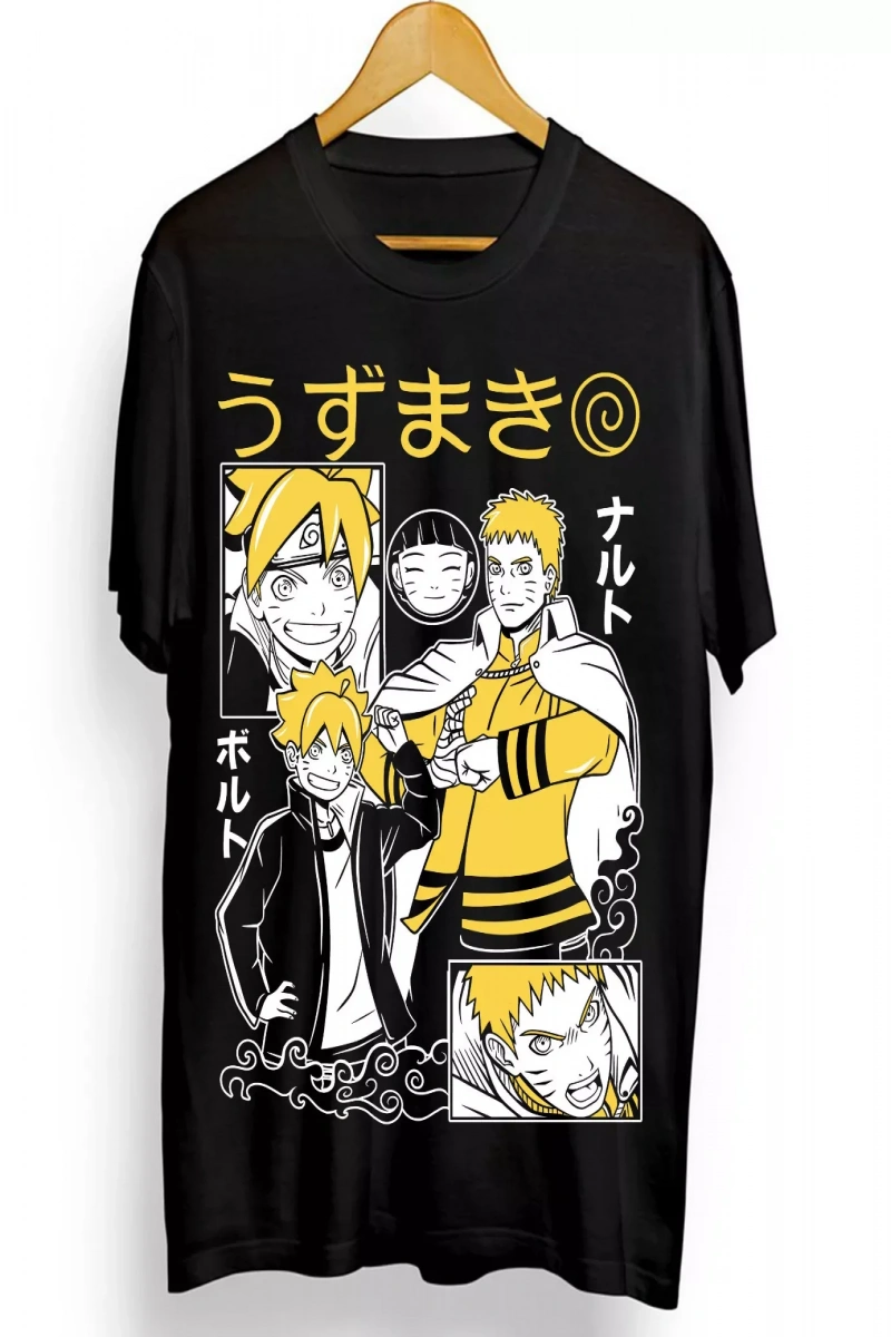 Anime Desenli Unisex Bay Bayan Tişört  Itachi Uchiha Manga Naruto Uzumaki