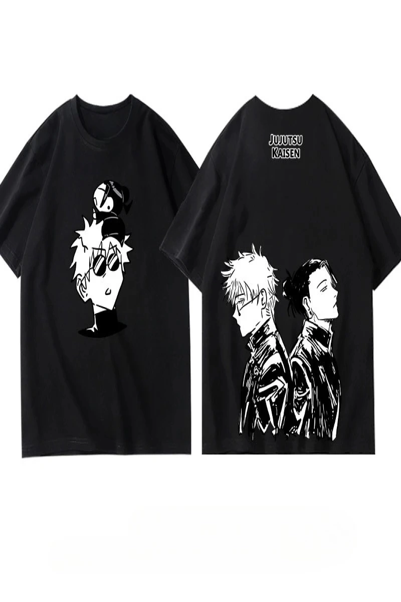 Anime Desenli Unisex Bay Bayan Tişört  Jujutsu hattı Gojo Satoru
