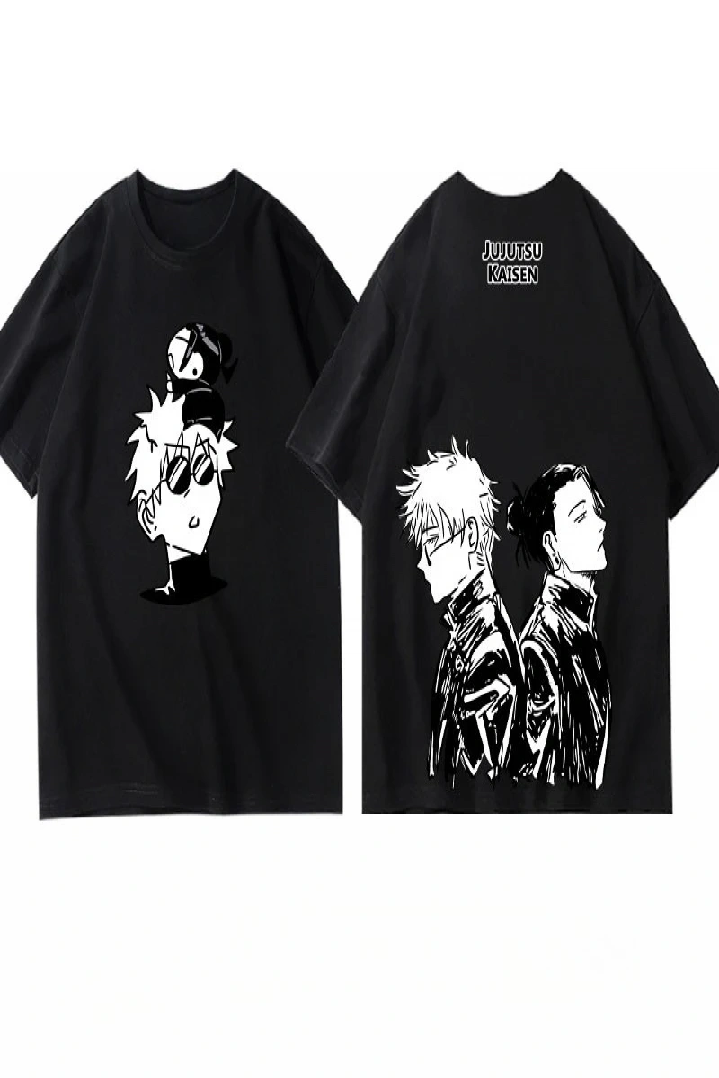 Anime Desenli Unisex Bay Bayan Tişört  Jujutsu hattı Gojo Satoru