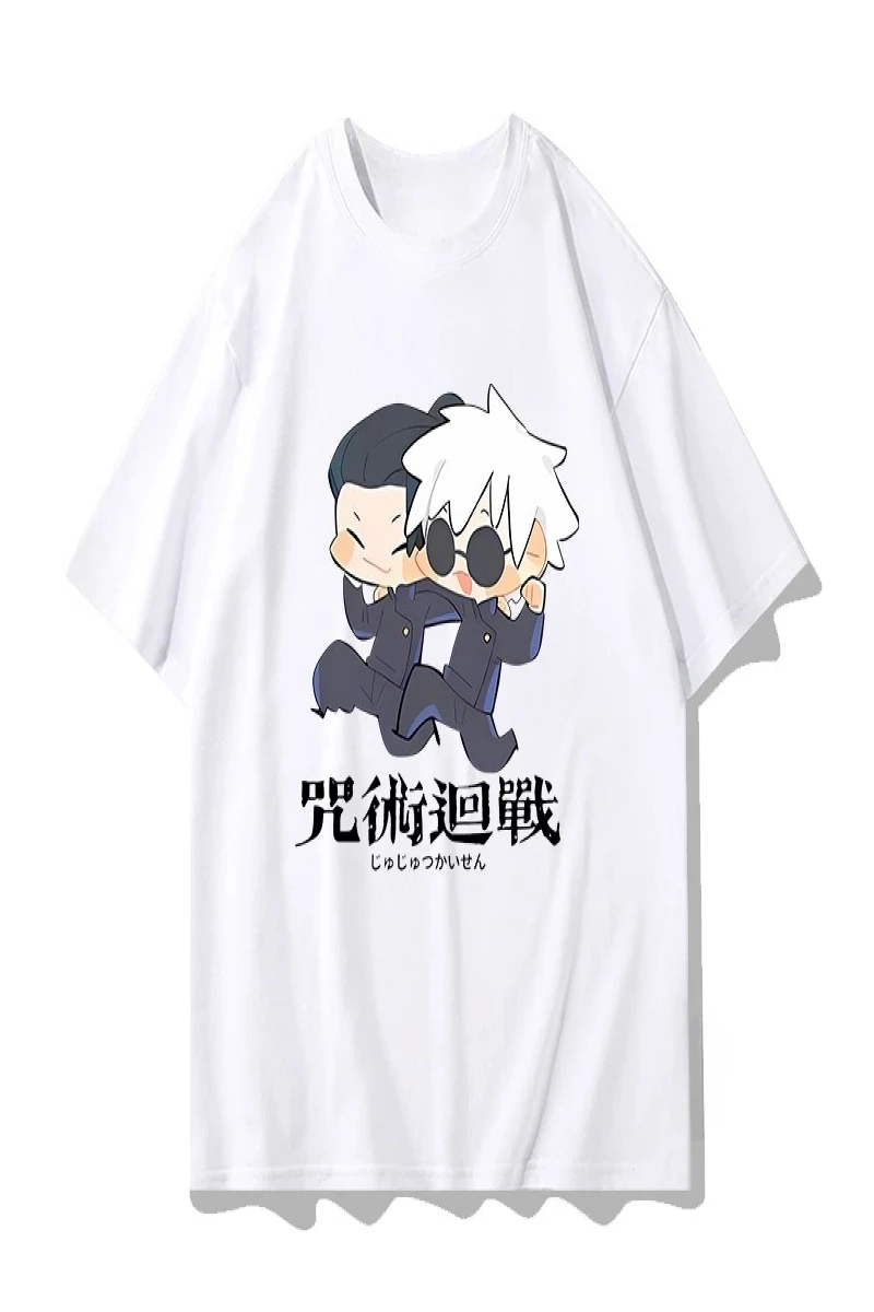 Anime Desenli Unisex Bay Bayan Tişört  Jujutsu Hattı ‌ Yujiy