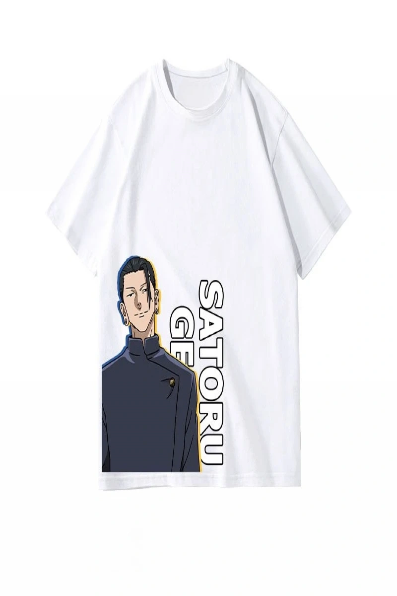 Anime Desenli Unisex Bay Bayan Tişört  Jujutsu Kaisen Gojo Satoru