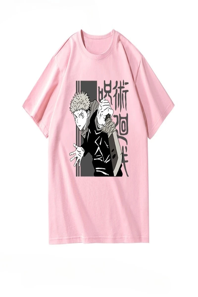 Anime Desenli Unisex Bay Bayan Tişört  Jujutsu Kaisen Gojo Satoru