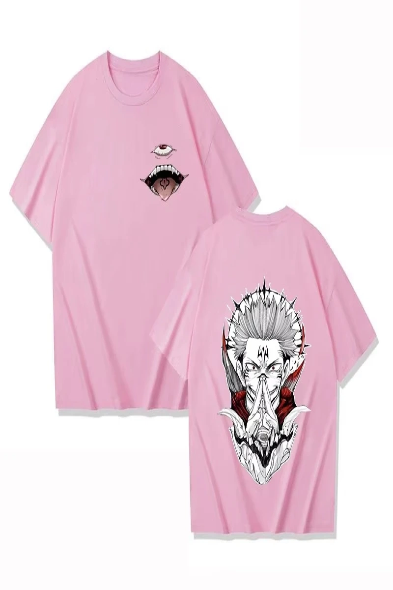 Anime Desenli Unisex Bay Bayan Tişört  Jujutsu Kaisen Gojo Satoru
