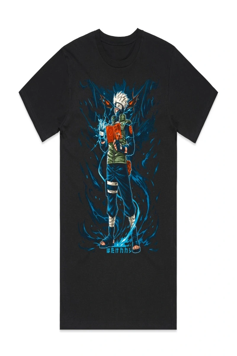 Anime Desenli Unisex Bay Bayan Tişört  Naruto Uzumaki
