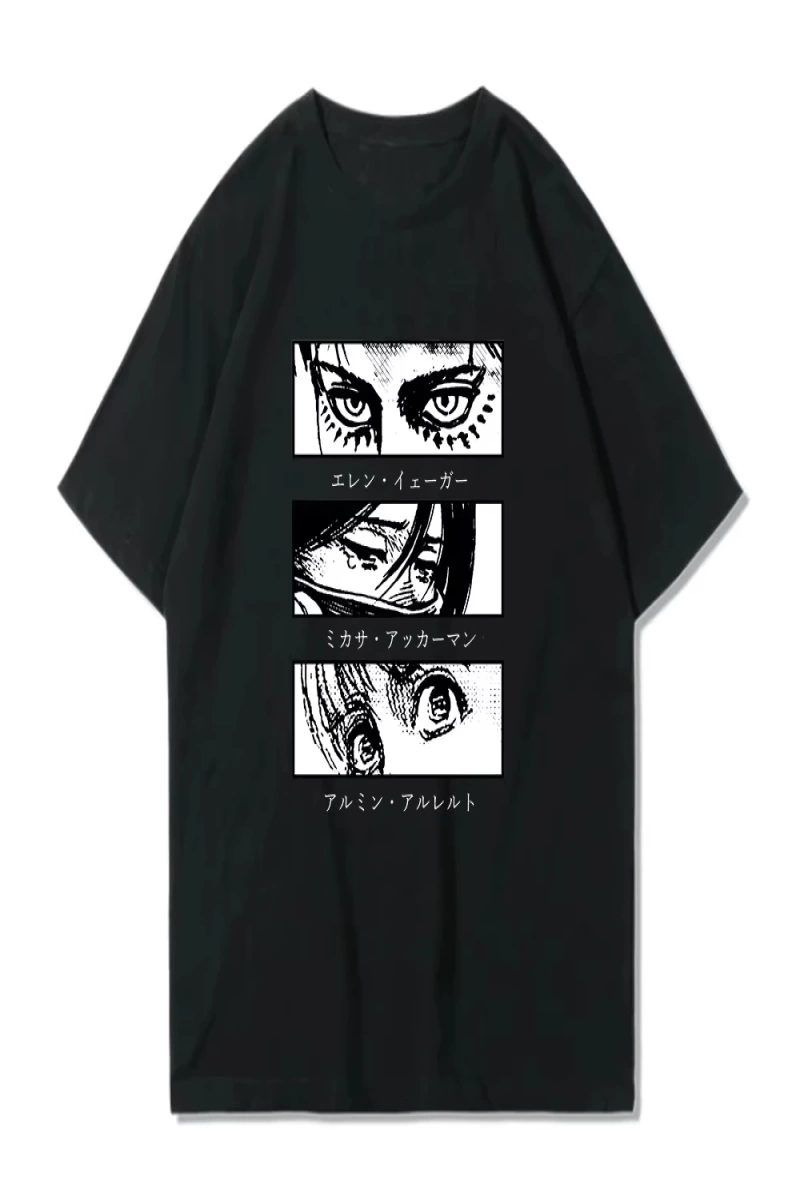 Anime Desenli Unisex Bay Bayan Tişört  Titan