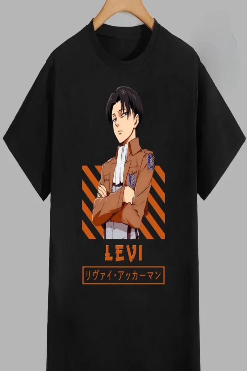 Anime Desenli Unisex Bay Bayan Tişört  Titanlar Anime
