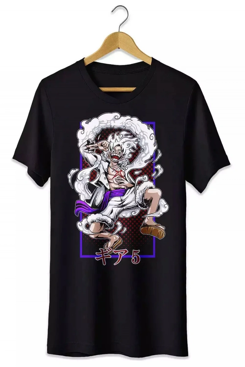 Anime Desenli Unisex Bay Bayan Tişört  Yaz Luffy Zoro Asura