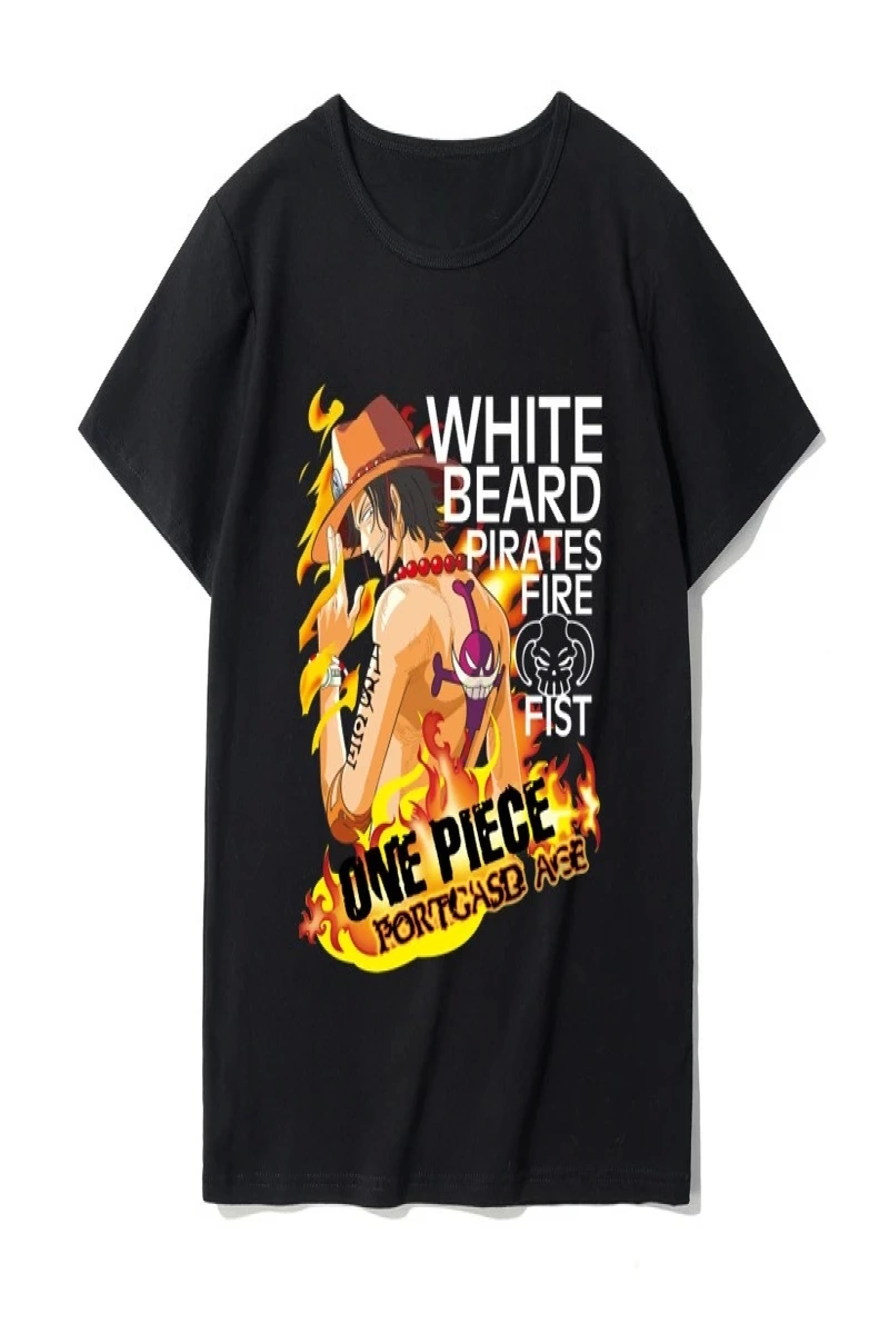 Anime Desenli Unisex Bay Bayan Tişört  Yaz Luffy Zoro Asura