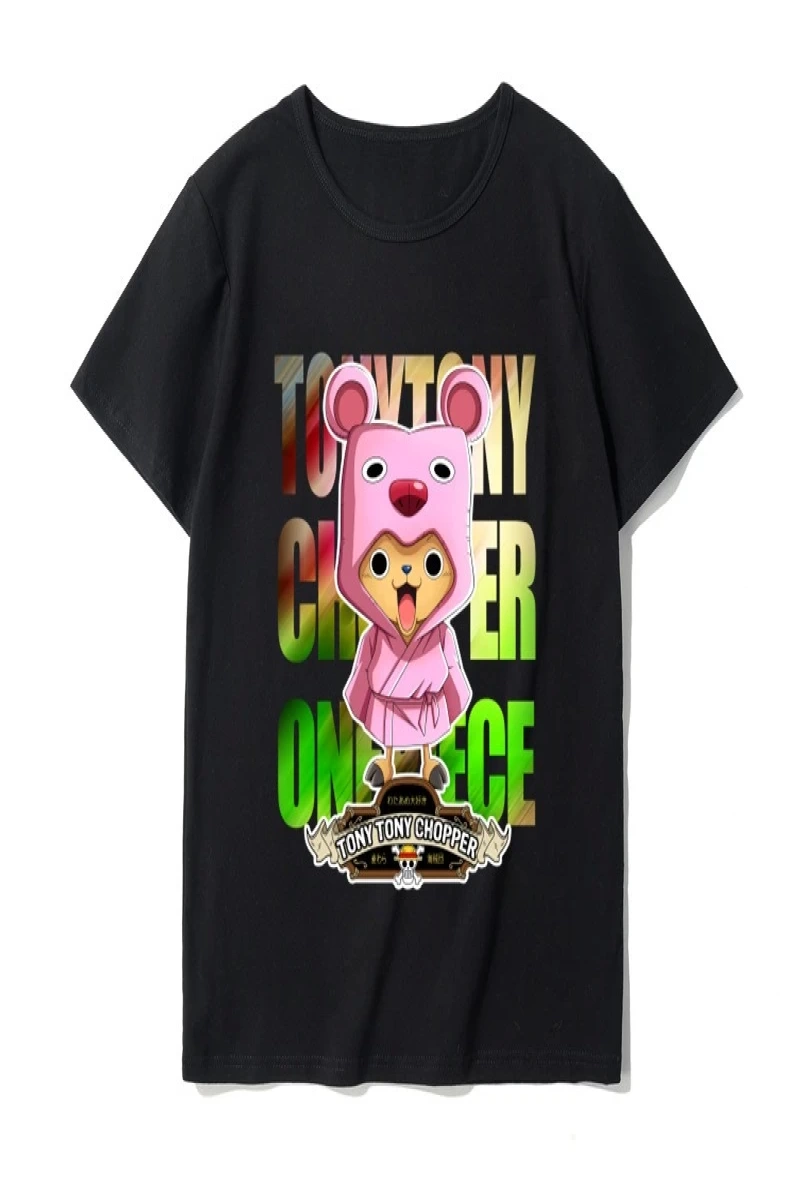 Anime Desenli Unisex Bay Bayan Tişört  Yaz Luffy Zoro Asura
