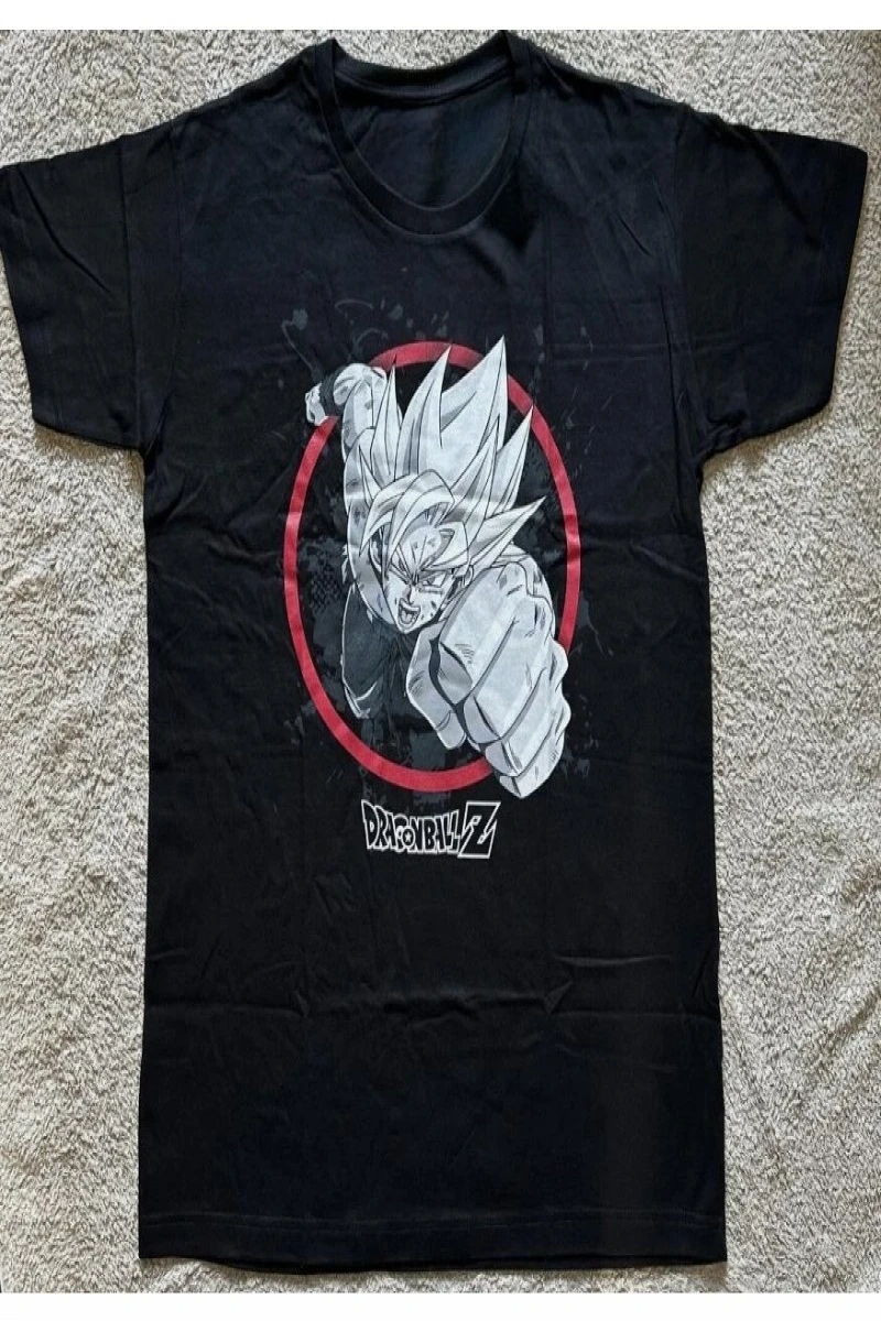 Anime Desenli Unisex Çocuk Tişört  Dragon Ball Z Kamehameha